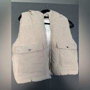Iris Beige Ribbed Jacket
